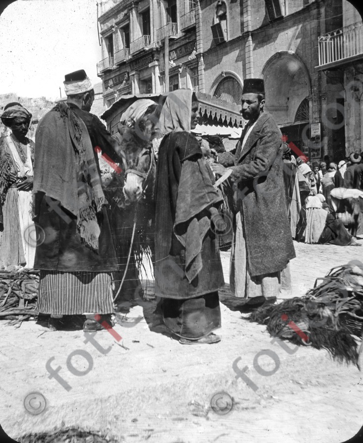 Eseltreiber in Kairo | Donkey Driver in Cairo - Foto foticon-simon-008-008-sw.jpg | foticon.de - Bilddatenbank für Motive aus Geschichte und Kultur